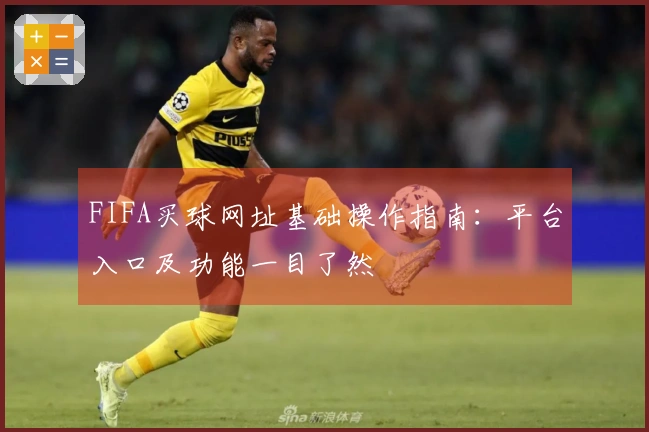 FIFA买球网址基础操作指南：平台入口及功能一目了然